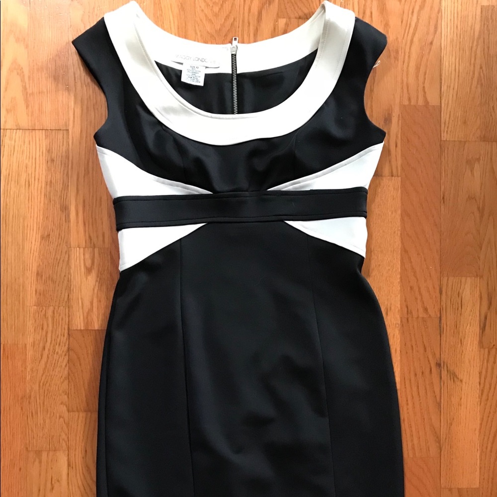 Black and white Maggie London dress